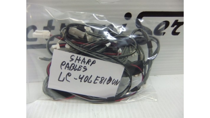 SHARP LC-40LE810UN cables